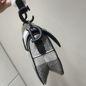 Luxury Womens Handbags Dior Mini Saddle Shoulder Bag 19CM A138PP850 AA138929