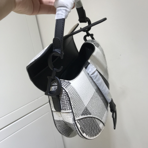 Luxury Womens Handbags Dior Mini Saddle Shoulder Bag 19CM A138PP850 AA138929