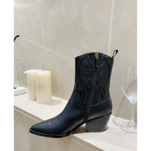 Luxury Womens Shoes Dior CD Calfskin Ankle Boot 55MM 35 To 41 A136PP660 AA138889