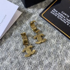 Luxury Womens Jewelry Chanel Crystals CC Logo Earrings A152PP120 AA145489