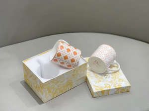 Luxury Home Tabletop Kitchen Dior Set of Two Mugs A201PP280 AA145650
