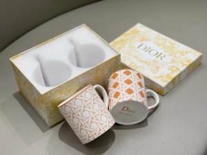 Luxury Home Tabletop Kitchen Dior Set of Two Mugs A201PP280 AA145650
