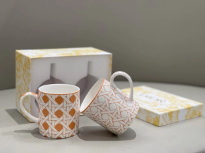 Luxury Home Tabletop Kitchen Dior Set of Two Mugs A201PP280 AA145650