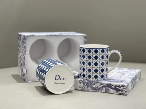 Luxury Home Tabletop Kitchen Dior Set of Two Mugs A201PP280 AA145651
