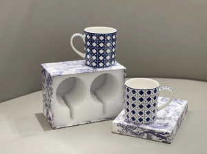 Luxury Home Tabletop Kitchen Dior Set of Two Mugs A201PP280 AA145651