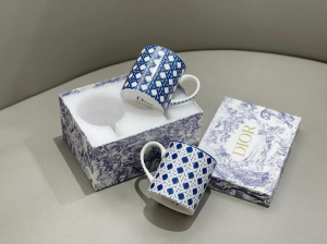 Luxury Home Tabletop Kitchen Dior Set of Two Mugs A201PP280 AA145651