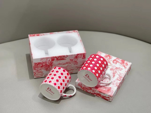 Luxury Home Tabletop Kitchen Dior Set of Two Mugs A201PP280 AA145652