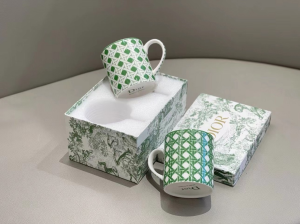 Luxury Home Tabletop Kitchen Dior Set of Two Mugs A201PP280 AA145653