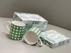 Luxury Home Tabletop Kitchen Dior Set of Two Mugs A201PP280 AA145653