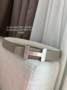 Hermes H Optique Belt Buckle Reversible Strap 38MM 
