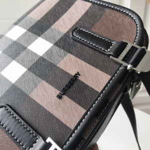 Luxury Mens Handbags Burberry Check E Canvas Messenger Bag 22x1x7CM A197PP450 AA145635