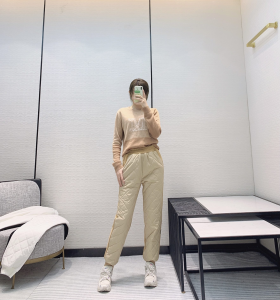 Luxury Womens Clothing Burberry Pants Apricot SML A198PP380 AA145640