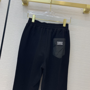 Luxury Womens Clothing Burberry Pants Black SML A198PP380 AA145638