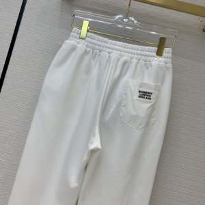 Luxury Womens Clothing Burberry Pants White SML A198PP380 AA145639