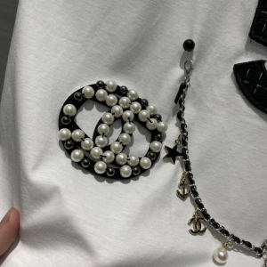 Luxury Womens Clothing Chanel Coco No5 White Cotton T Shirt SML A198PP280 AA145644