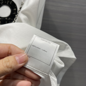 Luxury Womens Clothing Chanel Coco No5 White Cotton T Shirt SML A198PP280 AA145644