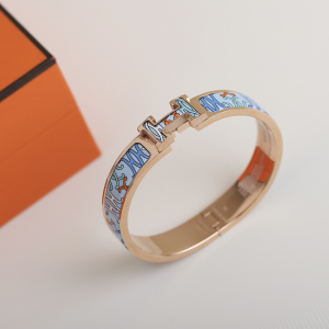 Luxury Womens Jewelry Hermes Clic H Panoplie Equestre Bracelet A205PP260 AA145654