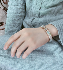 Luxury Womens Jewelry Hermes Clic H Panoplie Equestre Bracelet A205PP260 AA145655