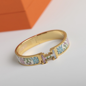 Luxury Womens Jewelry Hermes Clic H Panoplie Equestre Bracelet A205PP260 AA145655
