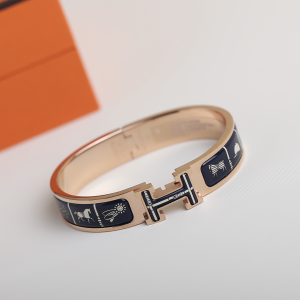 Luxury Womens Jewelry Hermes Clic H Panoplie Equestre Bracelet A205PP260 AA145658