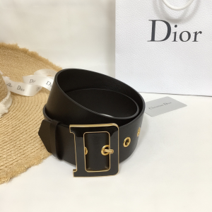 Dior Diorquake Belt Black Smooth Calfskin 50MM 