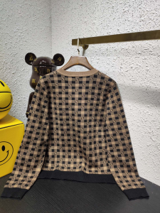 Luxury Womens Clothing Fendi FF Jacquard Knitwear Sweaters SML A40PP480 AA145777