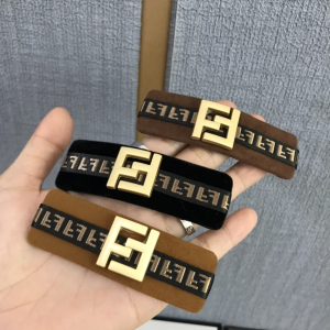 Luxury Womens Jewelry Fendi FF Logo Hair Clip Accessory A52PP120 AA145792