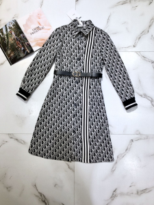 Dior Vintage Oblique Shirt Dress 