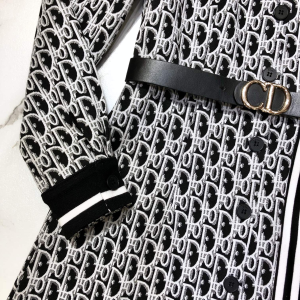 Luxury Womens Clothing Dior Vintage Oblique Shirt Dress SML A154PP580 AA146115