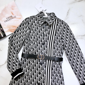 Luxury Womens Clothing Dior Vintage Oblique Shirt Dress SML A154PP580 AA146115