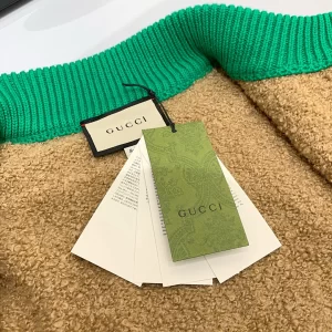 Luxury Womens Clothing Gucci Alpaca Wool Jacquard Cardigan SML A154PP580 AA146114