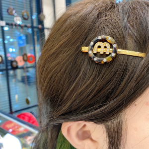 Luxury Womens Jewelry Miu Miu Plexiglas Crystal Hair Clip A152PP110 AA146109