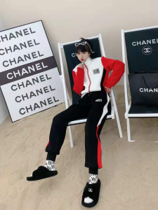 Luxury Womens Clothing Chanel 2021SS Cotton Sport Set SML A198PP680 AA146185