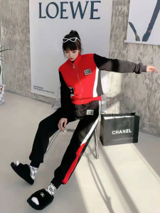 Luxury Womens Clothing Chanel 2021SS Cotton Sport Set SML A198PP680 AA146186