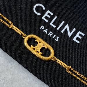 Luxury Womens Jewelry Celine Maillon Triomphe Gold Pendant Necklace A205PP160 AA146205
