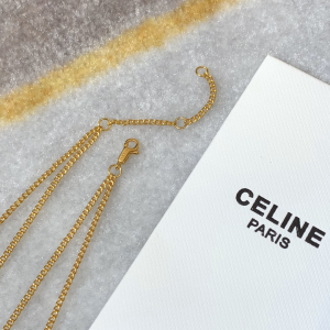 Luxury Womens Jewelry Celine Maillon Triomphe Gold Pendant Necklace A205PP160 AA146205
