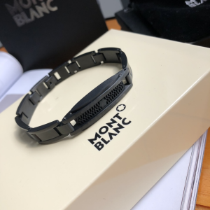 Montblanc Stainless Steel Bracelet Black 