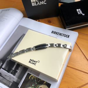 Luxury Mens Jewelry Montblanc Stainless Steel Bracelet Silver A52PP120 AA146414