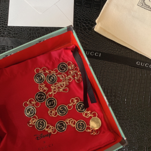 Luxury Womens Belts Gucci Gold Interlocking G Chain Belt A28PP240 AA146315