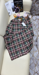 Luxury Womens Clothing Gucci Tweed Wool Long Coat SML A40PP980 AA146363