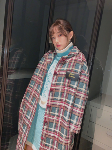 Luxury Womens Clothing Gucci Tweed Wool Long Coat SML A40PP980 AA146363