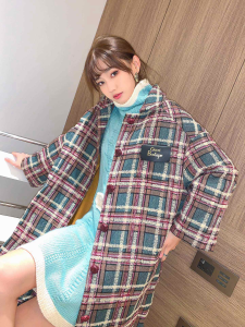 Luxury Womens Clothing Gucci Tweed Wool Long Coat SML A40PP980 AA146363