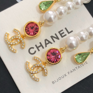 Luxury Womens Jewelry Chanel CC Pearls Earrings A39PP140 AA146350