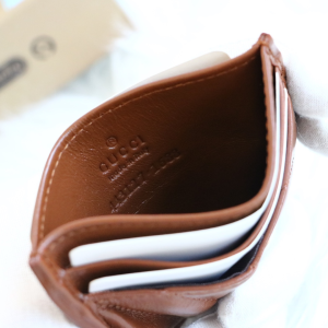 Luxury Womens Wallets Gucci Brown GG Marmont Card Case 443127 10x7CM A09PP130 AA146260