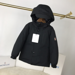 Moncler Childrens Puffer Down Jacket Coat Black 110 To 150 Moncler Childrens Puffer Down Jacket Coat Black 110 To 150