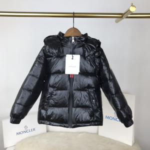 Moncler Childrens Puffer Down Jacket Coat Black 110 To 150 Moncler Childrens Puffer Down Jacket Coat Black 110 To 150