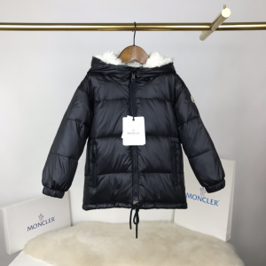 Moncler Childrens Puffer Down Jacket Coat Black 110 To 150 Moncler Childrens Puffer Down Jacket Coat Black 110 To 150