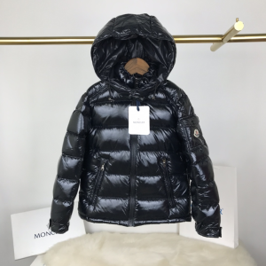 Moncler Childrens Puffer Down Jacket Coat Black 110 To 150 Moncler Childrens Puffer Down Jacket Coat Black 110 To 150