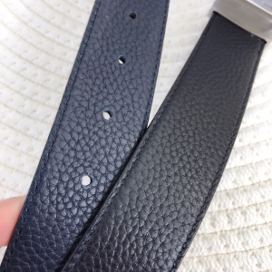 Luxury Mens Belts Givenchy 4G Grained Leather Belt Black 34MM A175PP240 AA146789