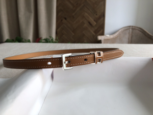 Hermes Pop H 15 Belt Tan Epsom Calfskin 15MM 
